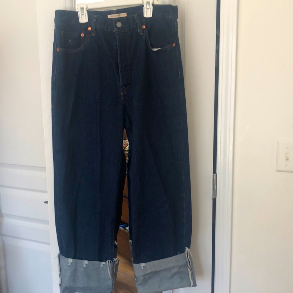 Ribcage straight selvedge women’s jeans